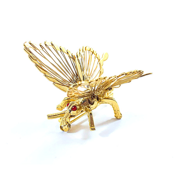 Butterfly Trembler Pin/Brooch - Picture 7 of 7